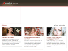 Tablet Screenshot of celebrity.banzaj.pl